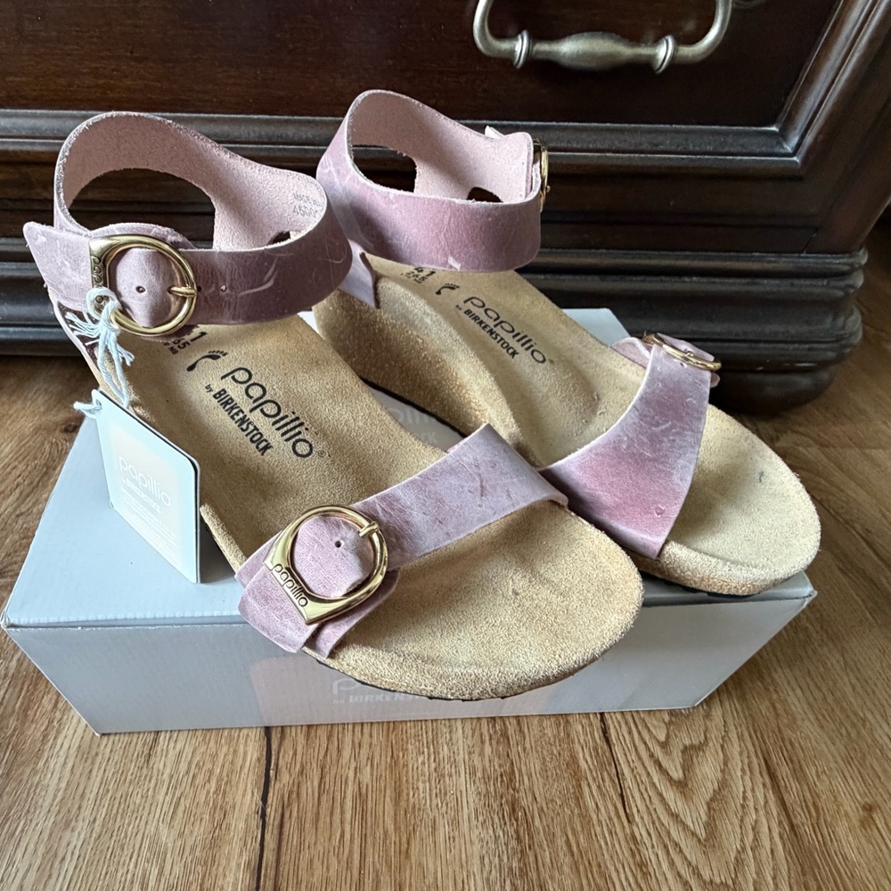Women's Birkenstock Papillo Wedge Sandals - Picture 2 of 5